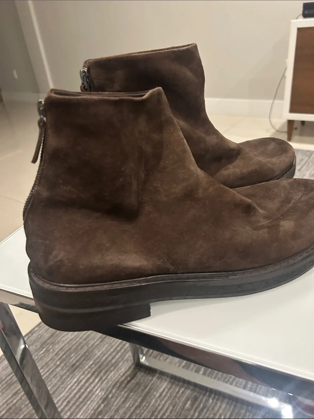 Marsell Men's Dark Brown Suede Chukka Boots